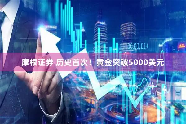 摩根证券 历史首次！黄金突破5000美元