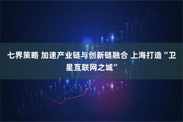 七界策略 加速产业链与创新链融合 上海打造“卫星互联网之城”