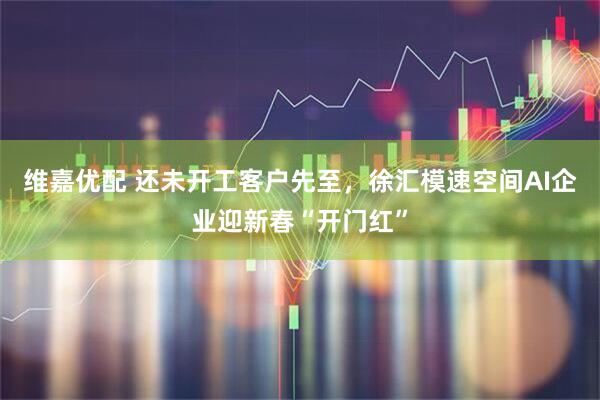 维嘉优配 还未开工客户先至，徐汇模速空间AI企业迎新春“开门红”