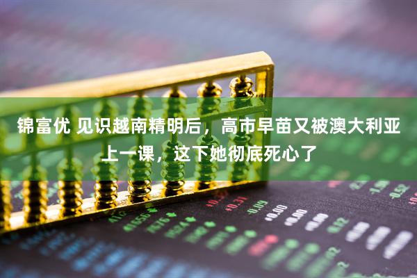 锦富优 见识越南精明后，高市早苗又被澳大利亚上一课，这下她彻底死心了